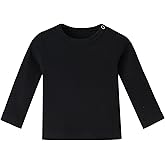 Baby Long Sleeve Shirts Infant Toddler Tshirt Ribbed Undershirts for Girls Boys Clothes 6 Months-3 Years