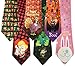 Stonehouse Collection Men's Assorted Holiday Ties - 6 Funny Neckties - Tie Assortment