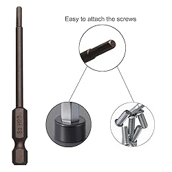 Sipery 10Pcs Hex Head Allen Wrench Drill Bits H2.5