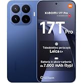 XIAOMI 17T PRO Ai 5G (Compatible with Tmobile Mint Tello &amp; Global) (512GB + 12GB) NFC Global ROM Unlocked 50MP Triple Pro Leica Cam eSIM 6.83" 144Mhz Model 2506BPN68G Liberado (Deep Blue)