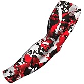 B-Driven Sports Pro Fit Compression Arm Sleeve Men Women &amp; Youth - Singles | Camouflage Compression Arm Sleeve For Baseball Basketball Football With Breathable Fabric For Men Women &amp; Youth