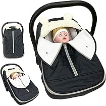 Car Seat Travel Bag TSAYAWA Winter Baby Infant Car Seat Cover