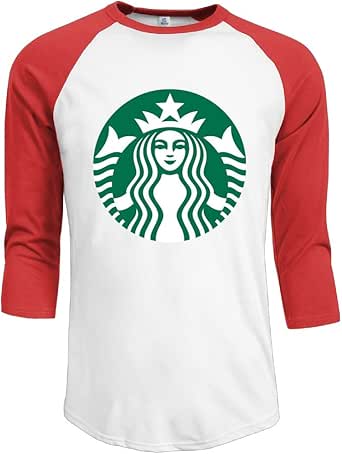 Amazon.com: LiZizz Men's Starbucks Logo 3/4 Sleeve ...