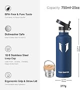 Super Sparrow 750ml Stainless Steel Vacuum Insulated Water Bottle view 3