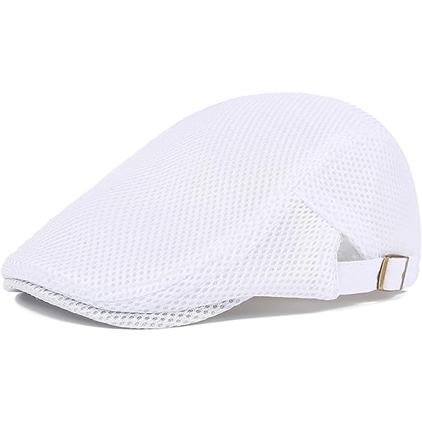 Straw Beret Newsboy Hats for Women Men Summer Beach Mesh  display picture 2