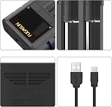 FUGASUN LCD Intelligent Battery Charger for 18650 21700 26650 view 7