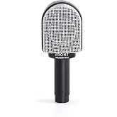 Superlux PRA628MKII Supercardioid Instrument Microphone for Guitar Amps | For guitar and bass cabinets in studios or live venues; flat supercardioid design handles 150dB SPL with focused pickup wired
