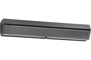 Mars Air Systems LPV248-1UA-OB LoPro Air Curtain, Unheated, 48", 115V/1 Phase/60 Hz, Black