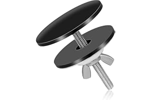 Kitchen Sink Hole Covers, 2 Inch Stainless Steel Sink Tap Hole Plug Matte Black Faucet Hole Cover Kitchen Sink Hole Cap for L