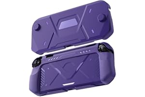 HONGHAO Switch 2 Case for Nintendo Console, Hard Protective Mecha Style Drop Resistant Nintendo 2 Case, Cool Design Switch 2 Accessories for Nintendo 2 2025 (Purple)