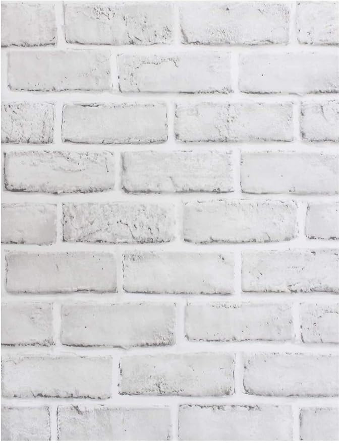 White Brick Wallpaper Peel and Stick Wallpaper Brick Wall