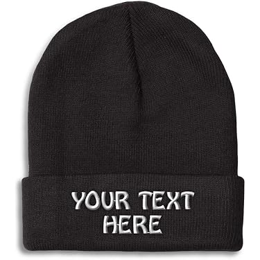 UltraClub Classic Knit Beanie With Dog Breed Embroidery - 100% Acrylic, 12 Inch, Over 200 Breeds Available