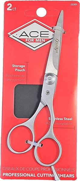 GOODY OUCHLESS START STYLE FINISH PROFESSIONAL HAIR CUTTING SHEARS WITH POUCH, BOTANICAL GARDEN BRIGHTS, 0.20 POUND