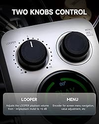 MOOER GL100 Looper Pedal Drum Machine, 2 in 1 Drum