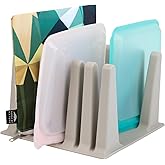 Nordic By Nature Silicone Drying Rack for Reusable Bags, Bottles - Snack & Sandwich Storage Bag Organizer, Lick Mat for Dogs & Cats Drying Rack (Light Grey)