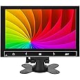 7 Inch Small Monitor, Raspberry Pi Monitor Built-in Speakers, Mini Monitor 1024 x 600, HDMI Monitor 60 Hz, 5ms, IPS Screen Display w/Remote Control, HDMI VGA AV BNC Input, Computer Monitor,PC Monitor