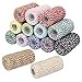 ROSENICE Natural Cotton Twine String Bakers Twine 100M (Navy Blue White)