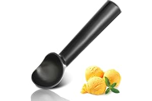 Ice Cream Scoop with Confortable Handle and Easy to Release, Professional Metal Ice Cream Spoon, Ice Cream Scooper Dishwasher