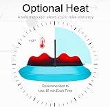 MOCUISHLE Shiatsu Neck Back Massager Pillow with Heat Deep Kneading view 5
