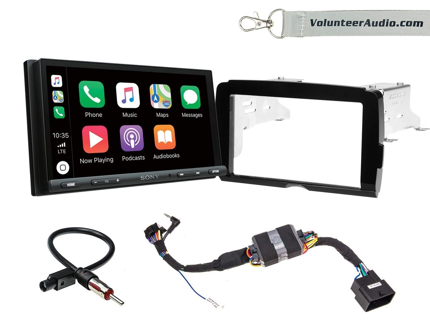 Buy Sony XAVAX5000 Double Din Radio Install Kit With Apple Carplay
