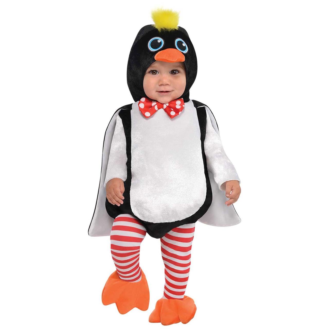 amscan Penguin Infants Fancy Dress Animal Bird Zoo Toddler Baby Costume New (6-12 Months)