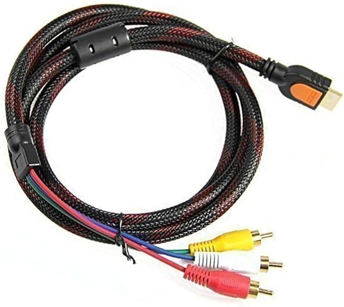 Cable HDMI a RCA de 1,5 m HDMI a 3RCA Video Audio AV Componente