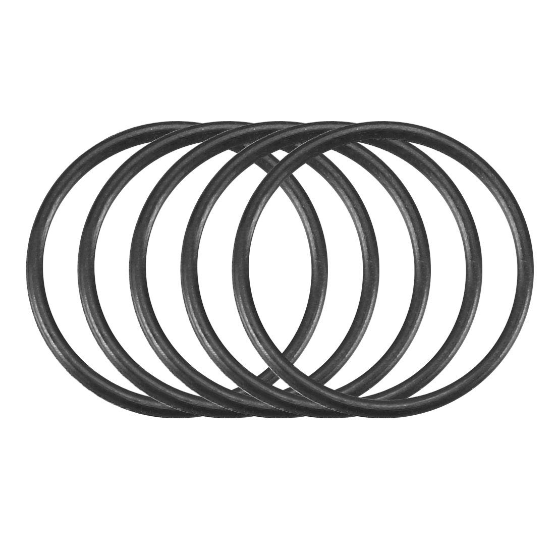 Sourcingmap Nitrile Rubber O-Rings, 16mm OD 14mm ID 1mm Width, Metric Sealing Gasket, Pack of 50