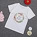 Kidlove Girl's Kid White Short Sleeve Round Collar Casual T Shirts (2 Years)