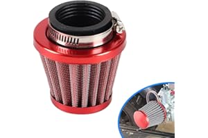 CMIYETO 38mm Air Filter for Apollo SSR Moped ATV Go kart Scooter Pit Dirt Bike for VM22 PZ22 PZ26 PZ27 PD18J NC50 Carburetor 50cc 70cc 80cc 90cc 110cc 125cc 150cc 196cc 200cc 212cc Engine Parts Red