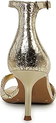 Vince Camuto Women's FEBE Heeled Sandal, Gold, 7