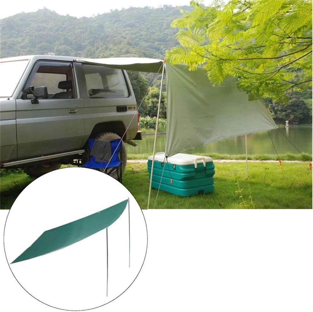 GU YONG TAO Portable Auto Sun Shelter, 180T Polyester Pu Coated Waterproof, Anti-Uv, Tear-Proof, Large Space, Structure Stable, Trailer Tent Roof Top