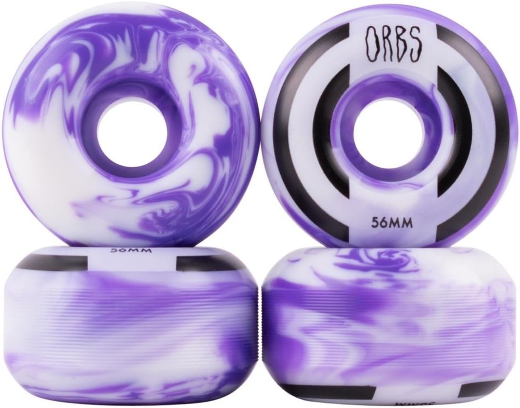 Welcome Orbs Apparitions 56mm Skateboard Wheels (Purple/White)