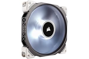 Corsair ML140 Pro LED, White, 140mm Premium Magnetic Levitation Cooling Fan, CO-9050046-WW