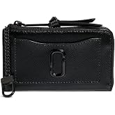 Marc Jacobs Women's The Snapshot Top Zip Multi Wallet, Black, One Size