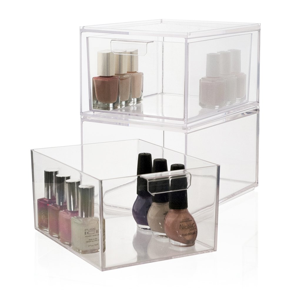 2Pack Premium Quality Stackable Cosmetic Storage and Makeup Palette