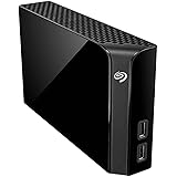 Seagate Backup Plus Hub 8TB Desktop Hard Drive with Rescue Data Recovery Services