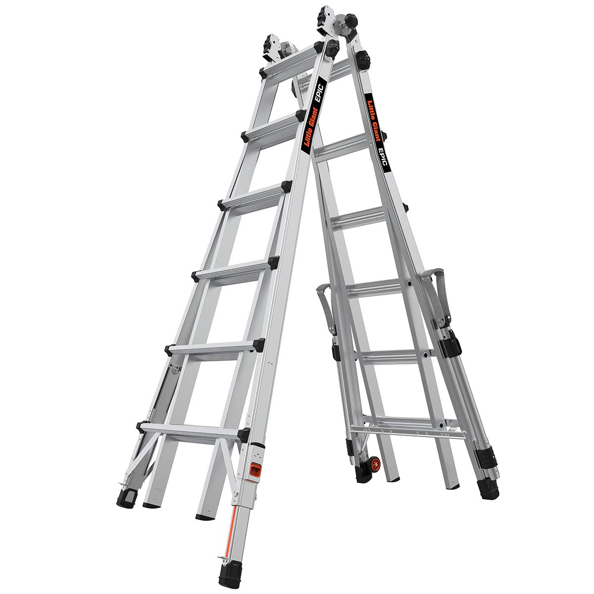 Photo 1 of ***FOR PARTS HAS DAMAGES *** Little Giant Ladders, Epic, M26, 26 ft, Multi-Position Ladder, Aluminum, Type 1A, 300 lbs weight rating, (16826-818)