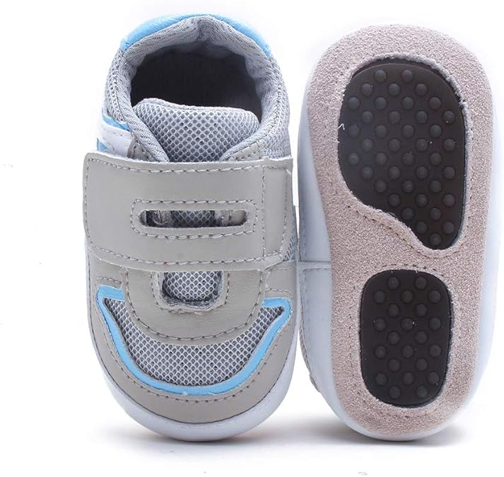 DELEBAO Baby Boys Shoes (612 Months, Grey) Amazon.co.uk Shoes & Bags