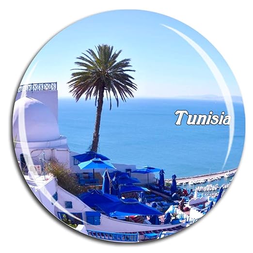 Weekino Sidi BOU Sai Túnez 1 Imán de Nevera 3D de Cristal de ...