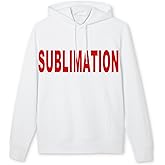 Sumex Sublimation Blanks White Hoodies Sweatshirt Polyester for Heat Press Printing