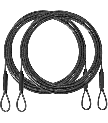 YuCool Lot De 12 Embouts à Sertir En Acier Inoxydable Pour Câble D'Avion - Différentes Longueurs