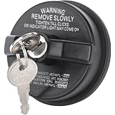 ZONFANT Locking Gas Cap W/2 Keys, Lock Fuel Cap, Replace#10504 77300-47020 | Compatible With Chevy Honda Nissan Acura Mazda Cadillac GMC Vehicle 4Runner FJ Cruiser Silverado Camaro And More