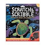 Office Product Ooly Scratch & Scribble Art Set Scratch Kit - Ocean Life Book