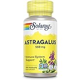 SOLARAY Astragalus Root 550mg | Healthy Immune Function & Stress Support | Adaptogen Herb | Non-GMO & Vegan | 100 VegCaps