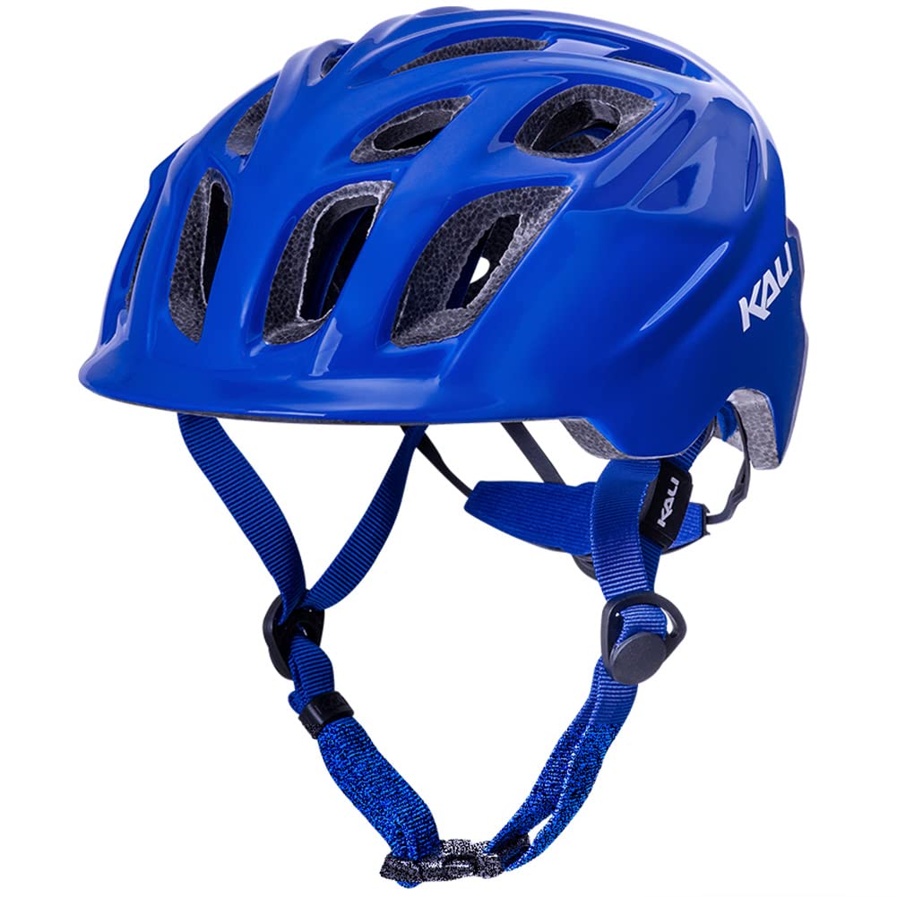 Kali Protective Chakra Child All Round Kids Enduro, Trial and Mountian Bike Cycling Helmet with Lifetime Crash Replacement - Solid Blue XS