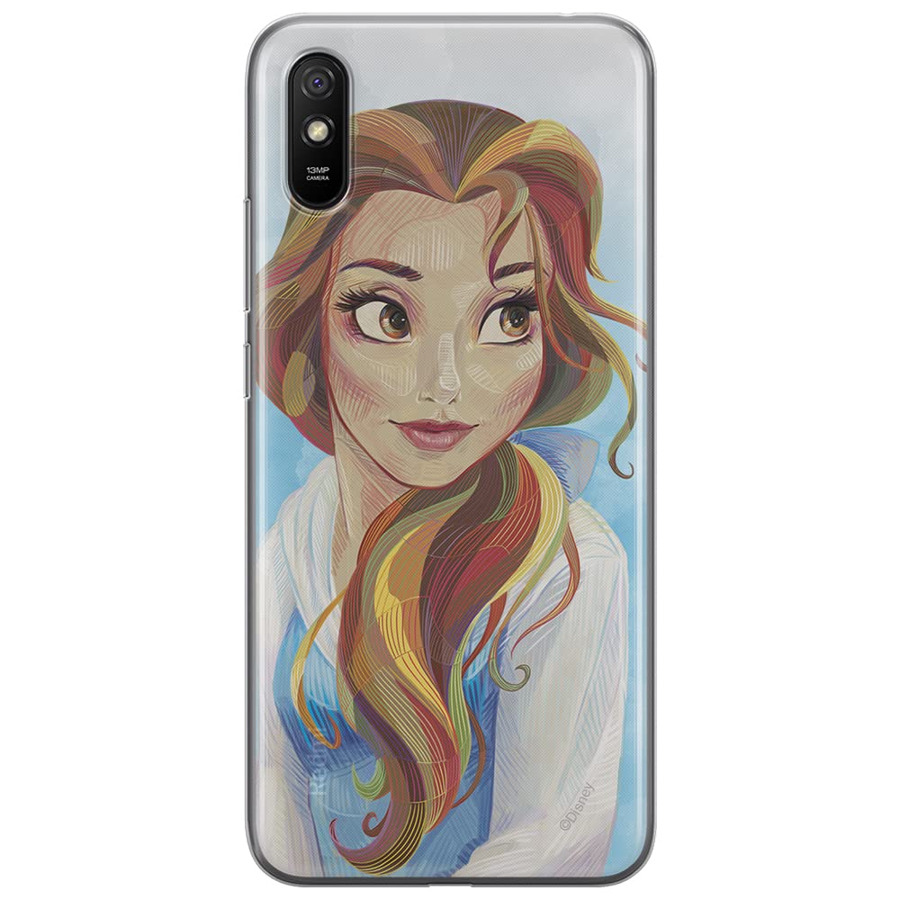 ERT GROUP mobile phone case for Xiaomi REDMI 9A original and officially Licensed Disney pattern Bella 003 optimally adapted to the shape of the mobile phone, case made of TPU
