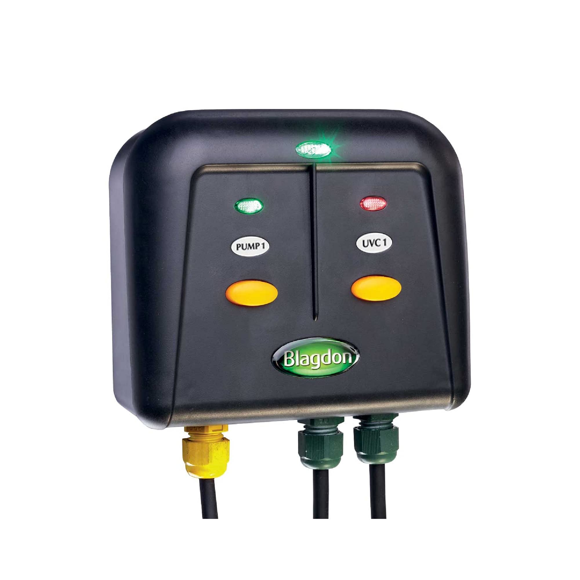 Blagdon 1040204 Powersafe Garden & Pond Safe Weatherproof Electrical Switch Box, 2 Outlet, Black — image 1
