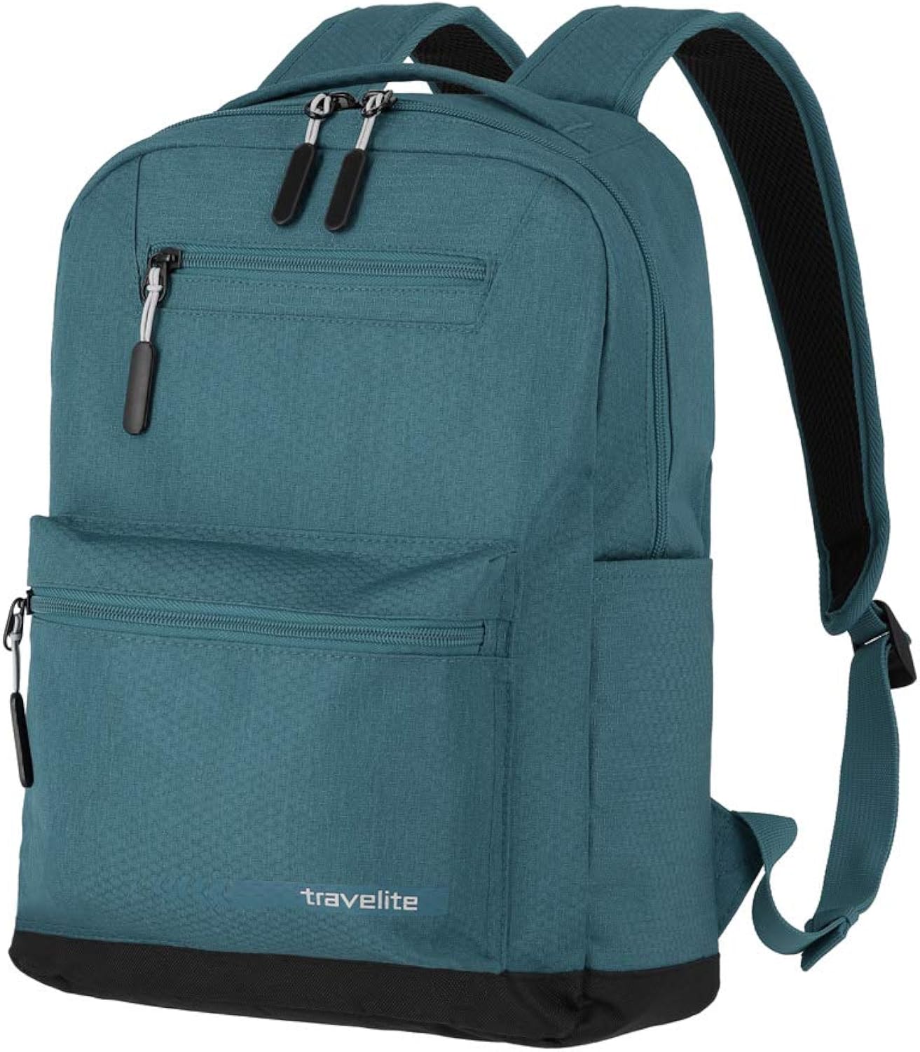 Travelite Hand luggage backpack size M meets IATA cabin luggage dimensions., petrol (Turquoise) - 06917-22