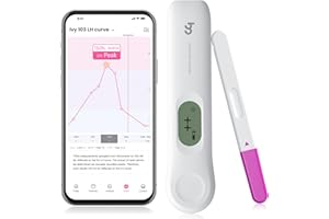 Femometer IVY103 Digital Ovulation Tests Predictor Kit, Auto Sync with Femometer APP, Provides More Accurate Ovulation Prediction and Advice, Easy to Use, 10 LH Tests