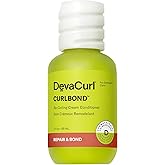 DevaCurl CurlBond Re-Coiling Cream Conditioner | Re-links Broken Bonds | Strengthens| Seals Split Ends | Preserves Color Up to 30 Washes